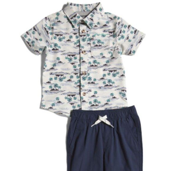 NWT EDDIE BAUER Toddler Boys 2pc Woven Tech Pants Set - Picture 1 of 12